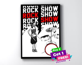 Rock Show Art Poster