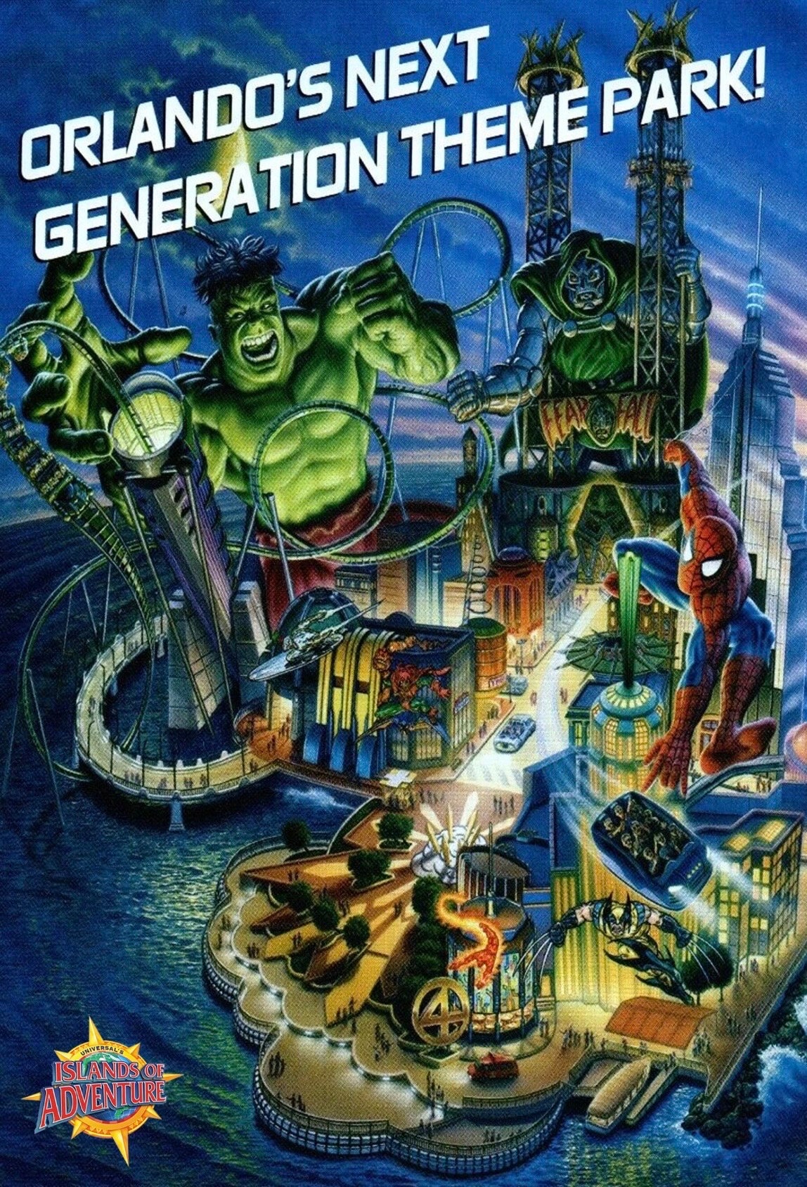 Universal Studios Islands of Adventure Poster Print - Etsy
