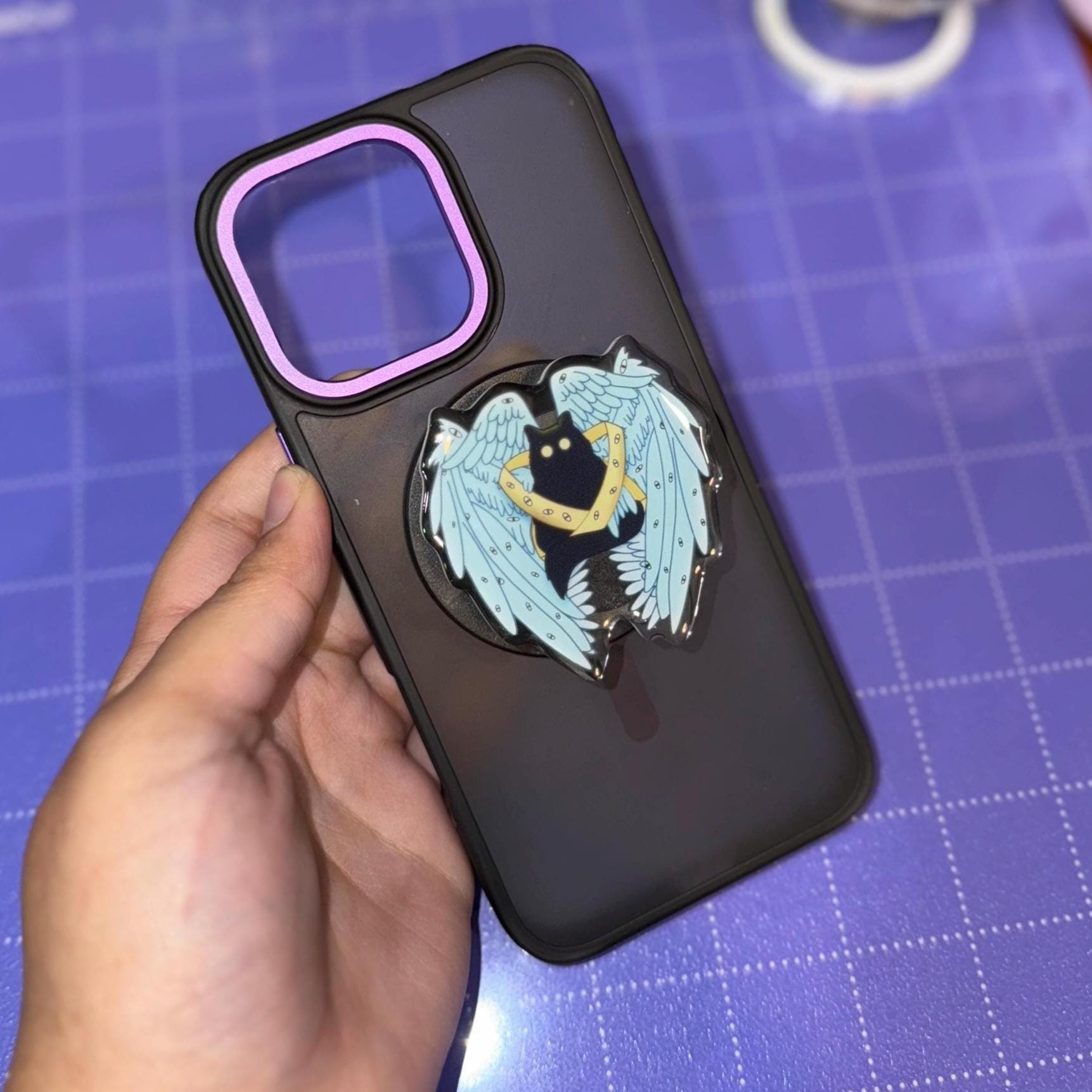 Chat pirate El Gato Meme Chat pleurant triste Munchkin Kitty Meme PopSockets PopGrip Interchangeable