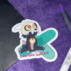 Amigos da vaia da vaia adesivos redondos | Adesivo bandaid titã rei demônio, adesivo de desenho animado de bruxa mágica, coruja senhora hooty casa, melhor amigo propenso a acidentes