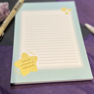 Good Noodle Star Notepad Good Job Notepad, Kawaii Star to Do List ...