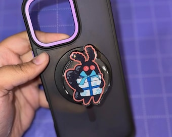 Soporte magnético para teléfono con diseño de polilla, diseño de polilla críptica navideña, accesorios para lectores electrónicos Kindle y Kobo, kawaii.