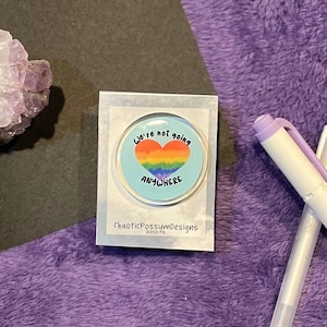 Pride Revolution Acryl Pin (1.5) | LGBT Regenbogen Pride Pin, LGBTQ+ Regenbogen Pride Pin, LGBTQ+ Pride Pin, LGBTQ+ Pride Pin, Gothik Pride Pin, LGBTQ+