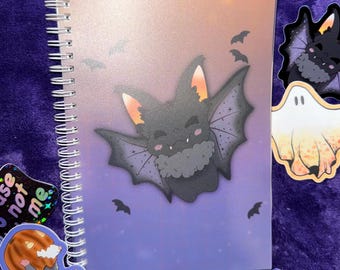 Frickin’ Bats Reusable Sticker Book | Candy Corn Bat Collection Book, Spooky Cute Halloween Sticker Storage Book, Sticker Binder Album