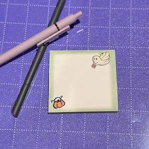 Trick or Treat Ghost Sticky Note| Halloween Stationery, Fall Autumn Vibes, Ghost Sticky Notes, Cute Kawaii Post it Notes, Office Supplies