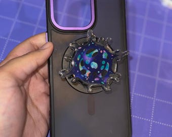 Glorious Evolution Phone Grip | Magnet Phone Holder, Viktor Nation, Corrupted Hex Core Acrylic Phone Grip, HexTech E-Reader Accessories
