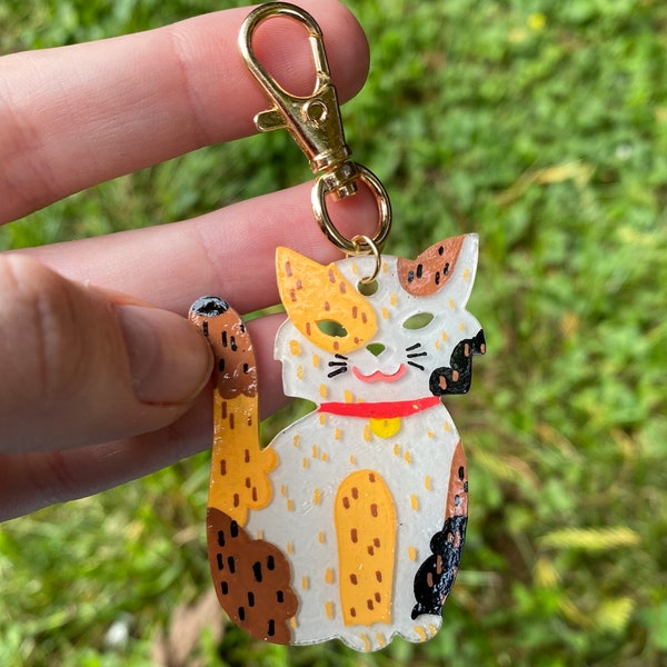 Cat Keychain Shrinky Dink