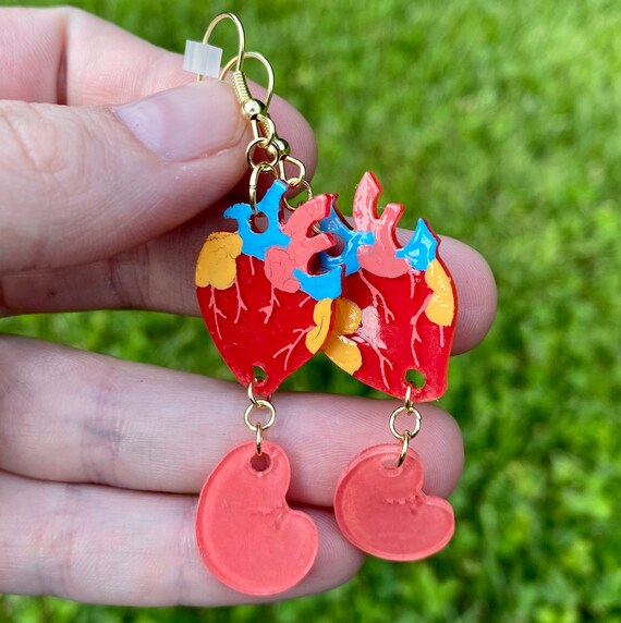 Shrinky dink cheap earrings etsy