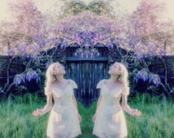 Mañanas con Violette. Lámina artística de poesía. Descarga digital. Arte mural imprimible. Poesía sobre la naturaleza. Poeta sueca Alice Saga.