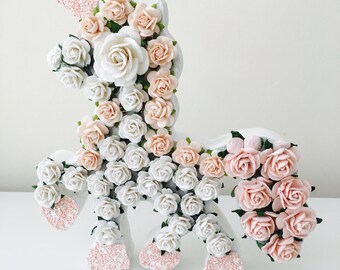 Flower letter | Etsy