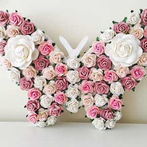 Arte de pared con mariposas, regalos de mariposas, mariposas con flores, arte de pared con mariposas, regalo de duelo, mariposas funerarias, cartas de flores