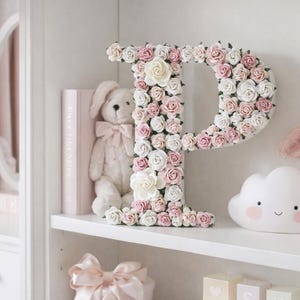 保育園用の花文字、花文字、保育園用文字、花文字、新生児ギフト、保育園の装飾、新生児ギフト、花の名前