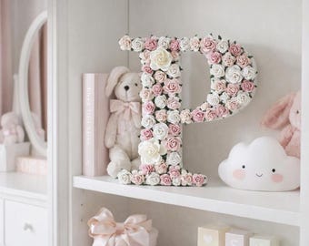 Blumenbuchstaben fürs Kinderzimmer, Blumenbuchstaben, Blumenbuchstaben, Blumenbuchstaben, neues Babygeschenk, Blumennamen