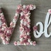 see more listings in the Flower Letters section