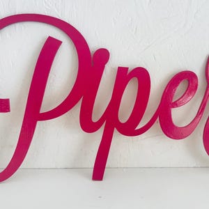 Custom Wooden Name Sign for Nursery Wall Personalized Baby Name Wall ...
