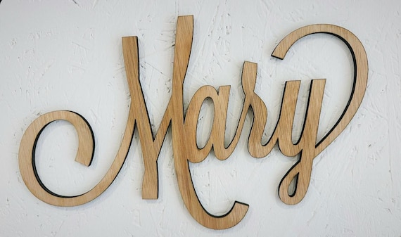Personalised Wooden name sign, neutral nursery decor, natural wood nursery decor, Scandinavian nursery decor, wooden name for above baby cot