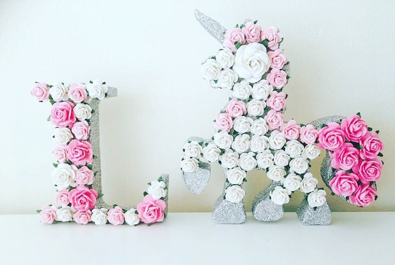 Flower unicorn unicorn flower flower lettersunicorn image 0