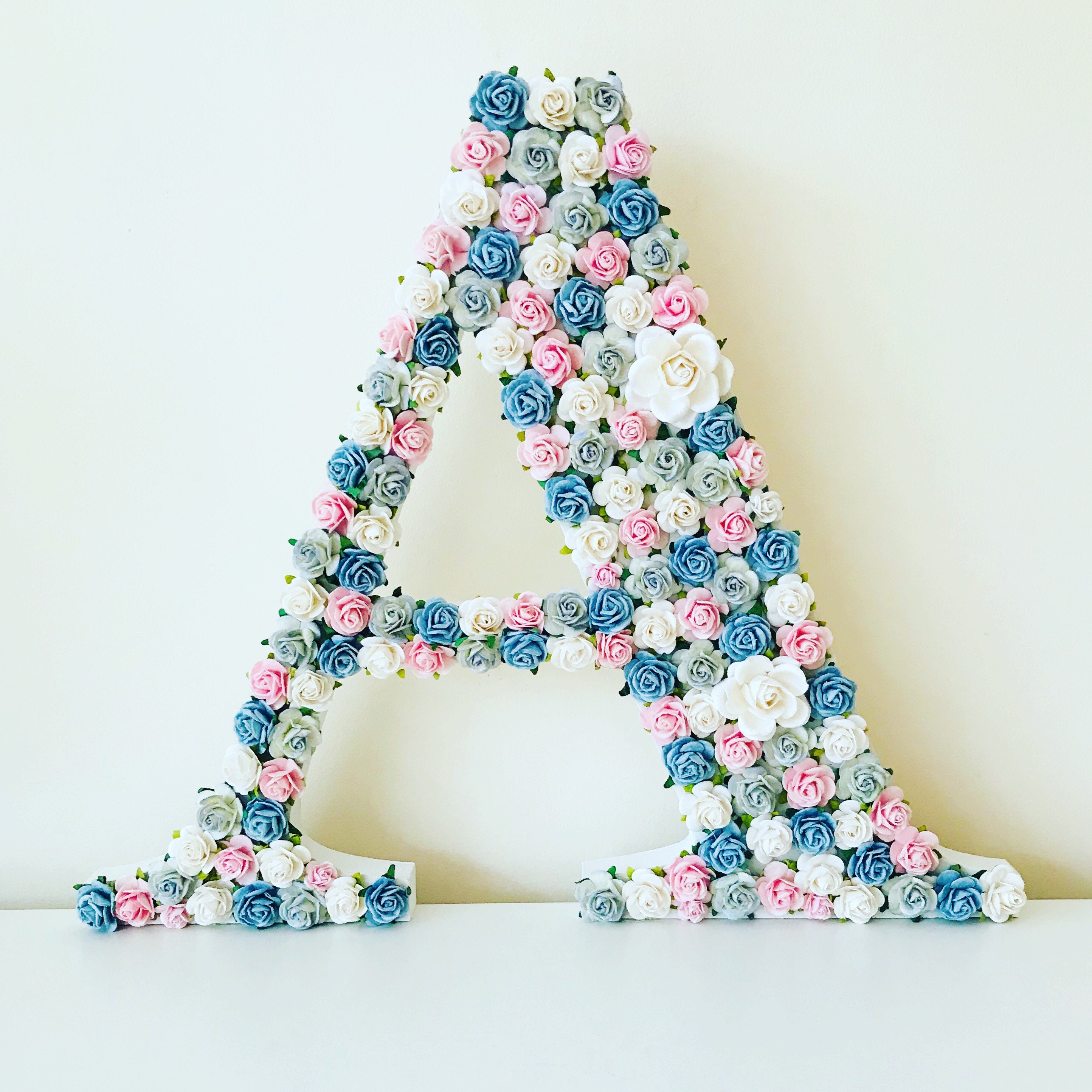 Large Wall Art Large Letters Large Flower Letters Letter Etsy UK