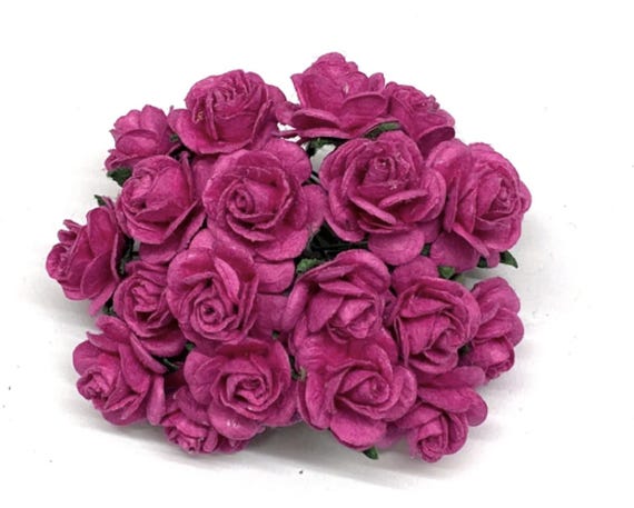 Pale pink mulberry paper roses small rose craft supplies paper flower crafts paper roses for craft projects new baby rose crafts
