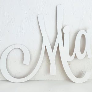 Custom Wooden Name Sign for Nursery Wall Personalized Baby Name Wall ...