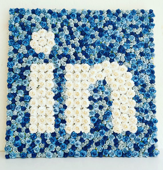 Personalised flower wall, flower wall logo, company logo in flowers, event flower wall