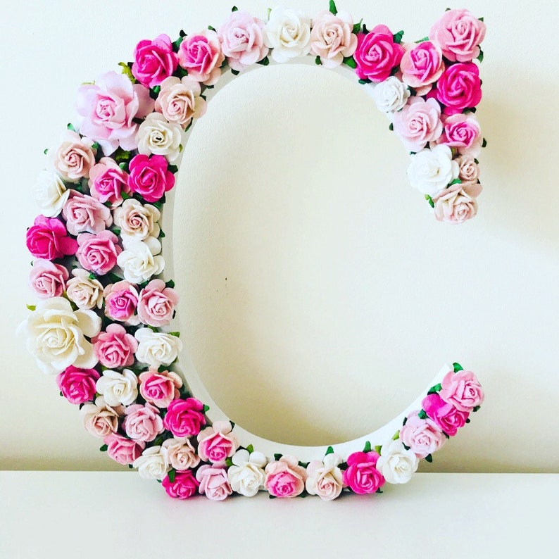 Nursery name letters alphabet letters name signs nursery Etsy