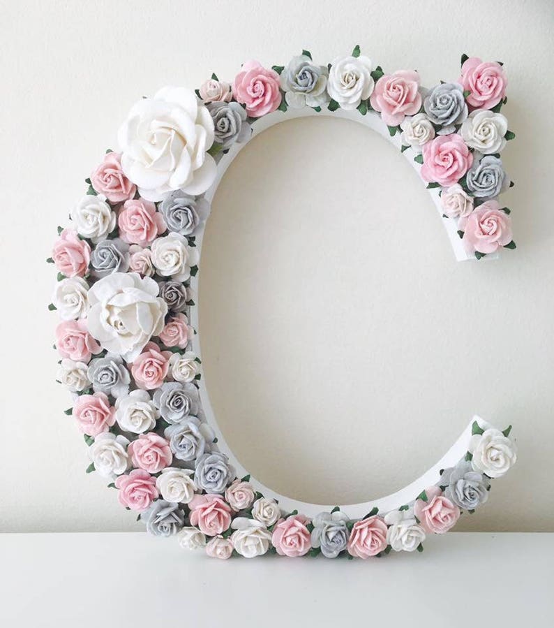 Nursery name letters alphabet letters name signs nursery Etsy