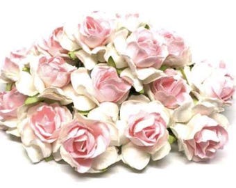 Classic mulberry paper rose 25mm rose craft supplies paper flower crafts mulberry paper roses flower letter roses tea cup roses