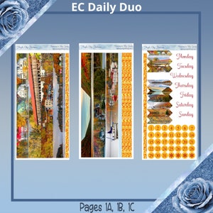 Daily Duo - Maple City Autumn Planner Sticker Kit
