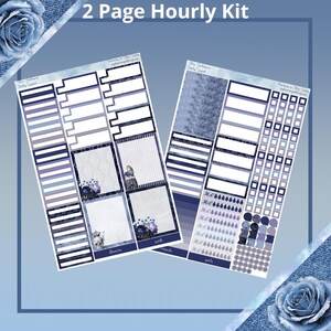 Nouvelle disposition horaire - Sticker Halloween bleu Ki