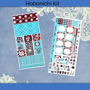 Hobonichi Weeks - Monkeying around, Sock Monkey Planner Sticker Kit