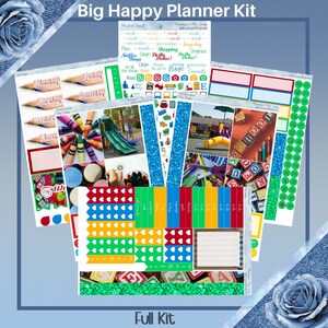 Big Happy Planner- PreSchool Bound Planner sticker weekly kit 5 pages or A La Carte