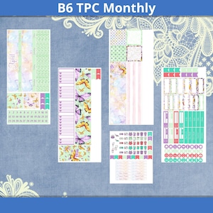 TPC B6 Maandelijks met opties - Vlinders april