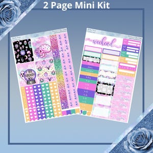 Vertikales Mini-Kit - Geister Charm Planer Sticker Kit
