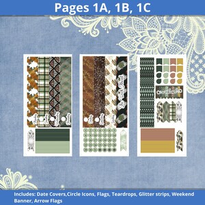 A5 Daily Duo - Shenanigans, St. Patrick's Day Planner Sticker Kit