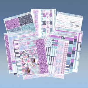Horizontal - The Faye sticker weekly kit 4, 6, 8 page or A La Carte