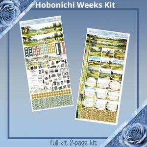 Hobonichi Weeks - Hole in One, Golf Planner Sticker Kit