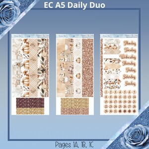 Duo quotidien A5 - Chic d'automne