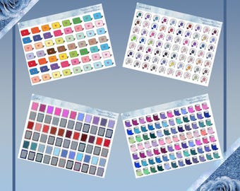 Choice of Mac, Smart Watch, Tablets and Earbuds, functional planner stickers