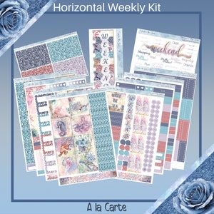 Horizontal -Under the Sea Planner Stickers weekly kit 4, 6, 8page or A La Carte