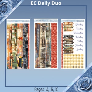 Daily Duo - Zestaw naklejek do planera dni w szkole średniej