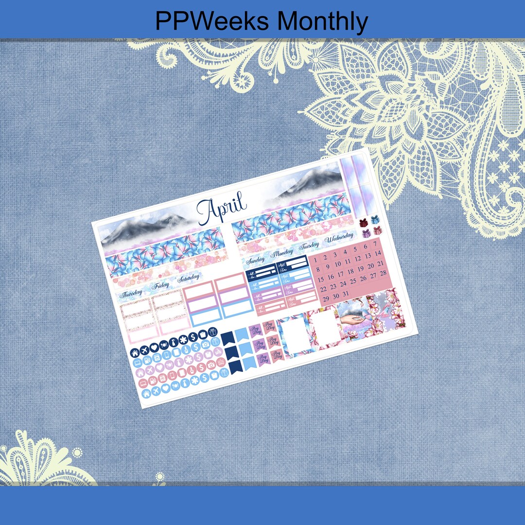 Weeks April Monthly Kit - Cherry Blossom Spring - Etsy