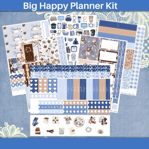 Big Happy Planner - Przytulny jesienny planer naklejki tygodniowy zestaw 5 stron lub A La Carte