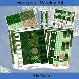 Horizontal -  St. Patrick's Day, luck of the Irish, weekly kit 4, 6, 8 page or A La Carte