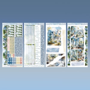 NIEUW! Dashboardindeling - stickerkit zomerhuisjes planner