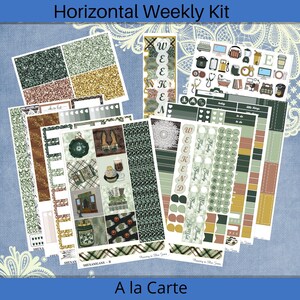 Horizontal - Shenanigans, St. Patrick's Day Planner Sticker Weekly Kit 4, 6, 8 Seiten oder A La Carte