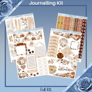 Dagboekkit - herfst chique stickerkit planner
