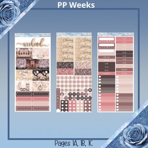 Weeks - ミッドナイトマスカレード、プランナーステッカーキット