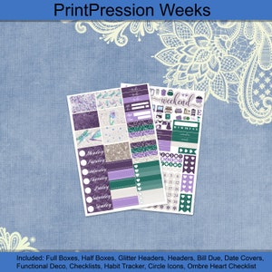 Weeks or Personal size - Dragonflies and Dandelions