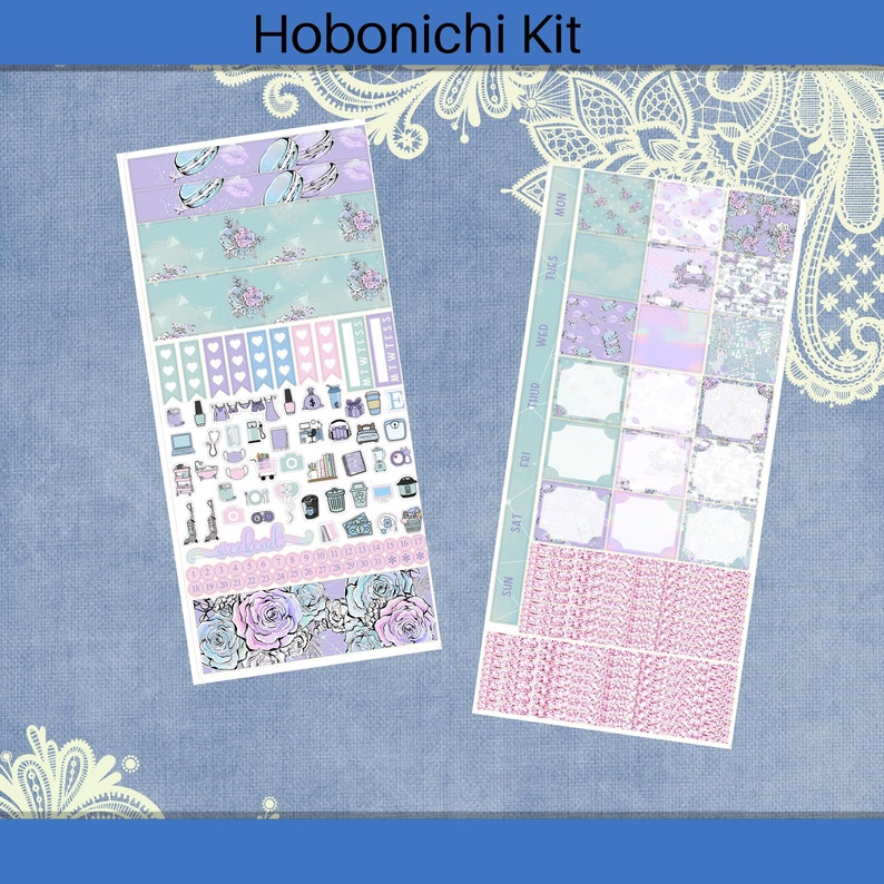 Hobonichi Weeks - PS I Love You Planner Sticker Kit - Etsy